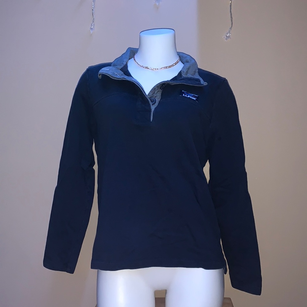 ‼️ L.L. Bean | Dark Blue Long Sleeve Collar Shirt